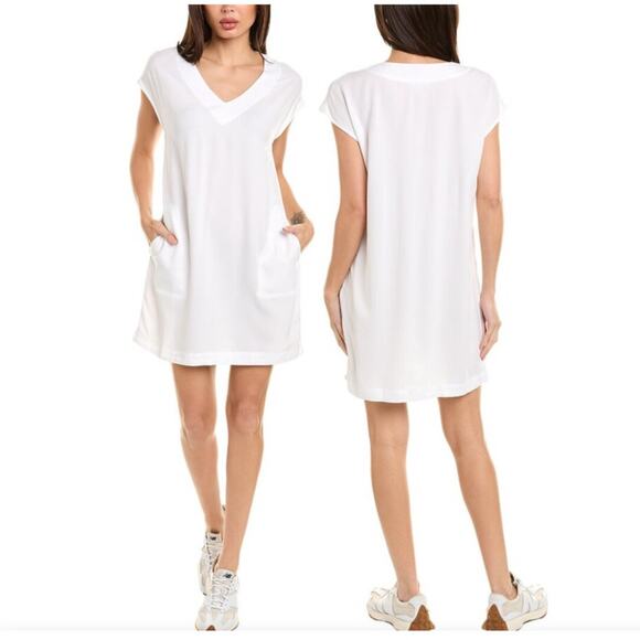 NWT Splendid White Evian Shift Dress M - Picture 1 of 8